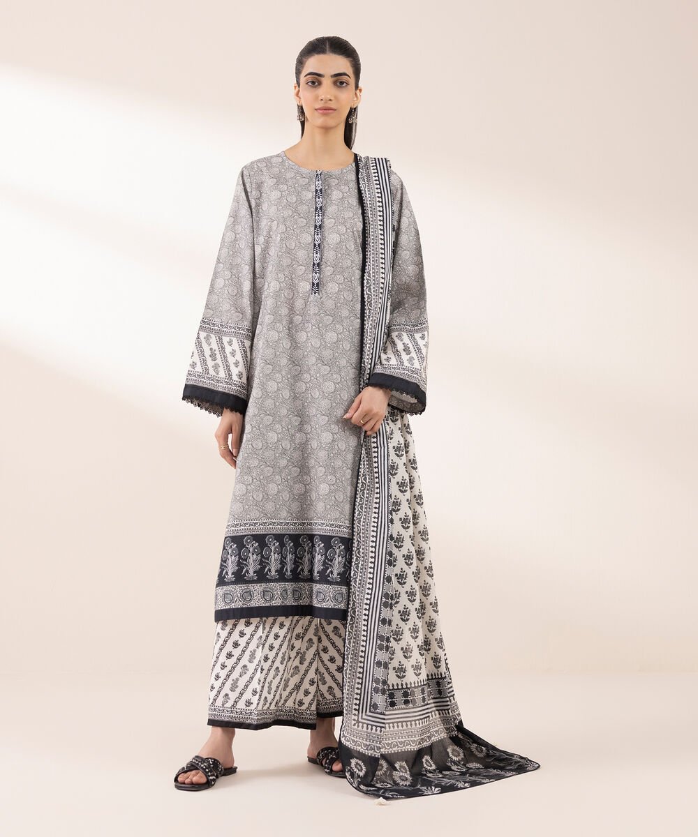 Fine Voile Multi Printed Dupatta