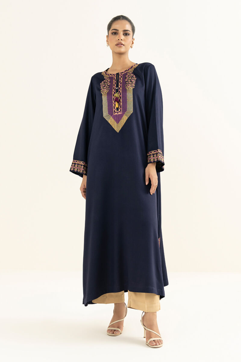 Embroidered Linen Viscose Shirt