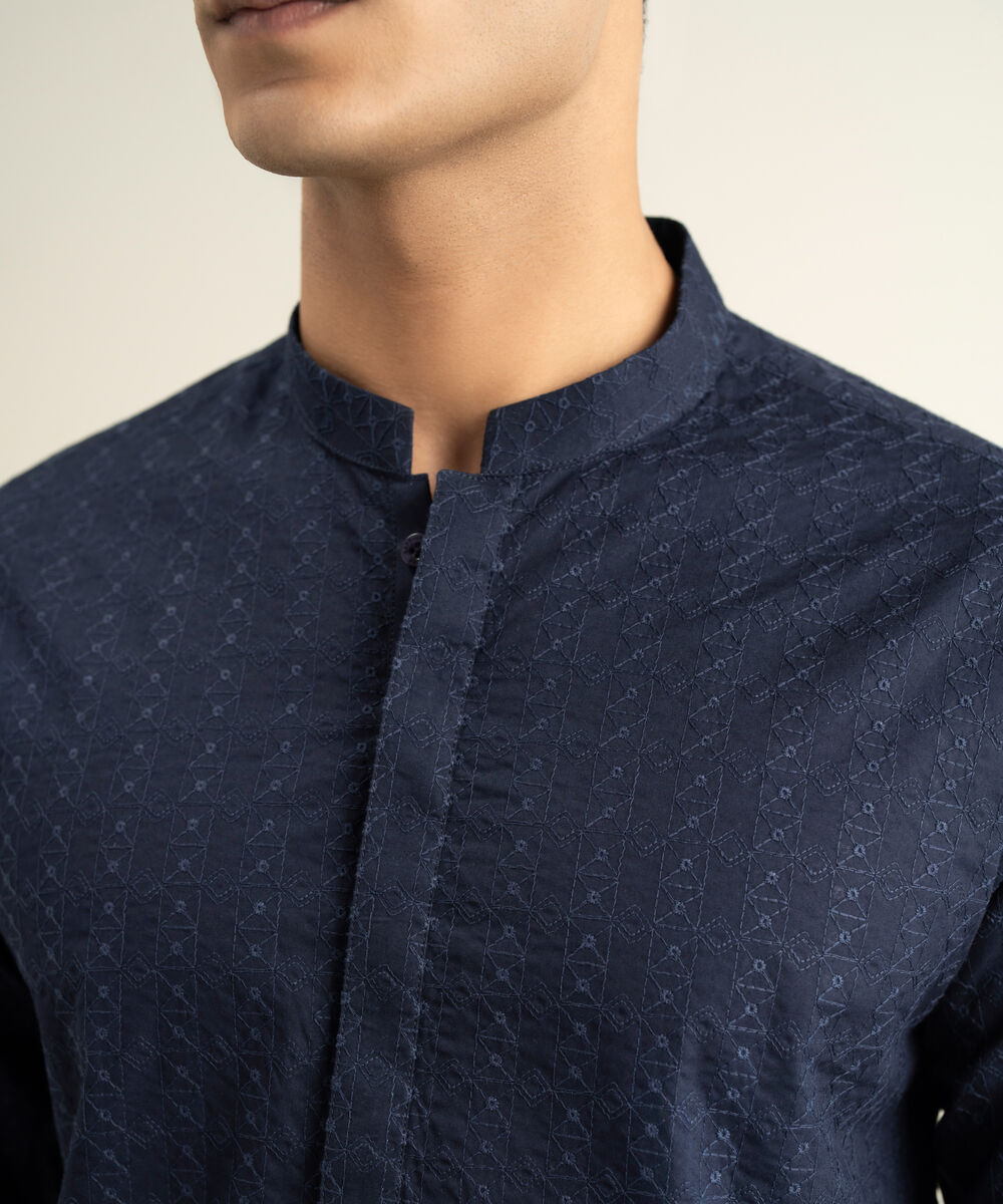 Men's indigo 100% Cotton Kurta Trouser