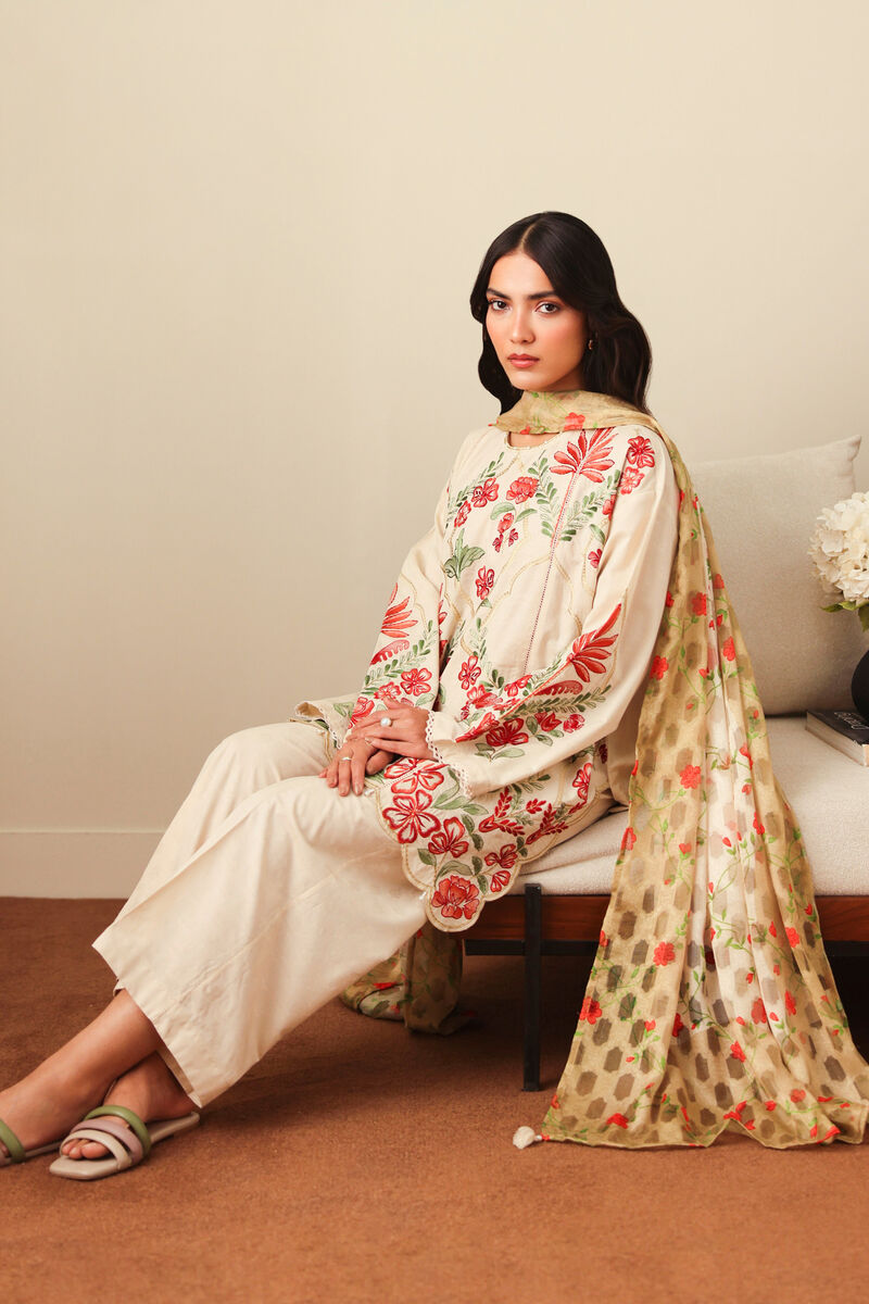 Printed Jacquard Dupatta