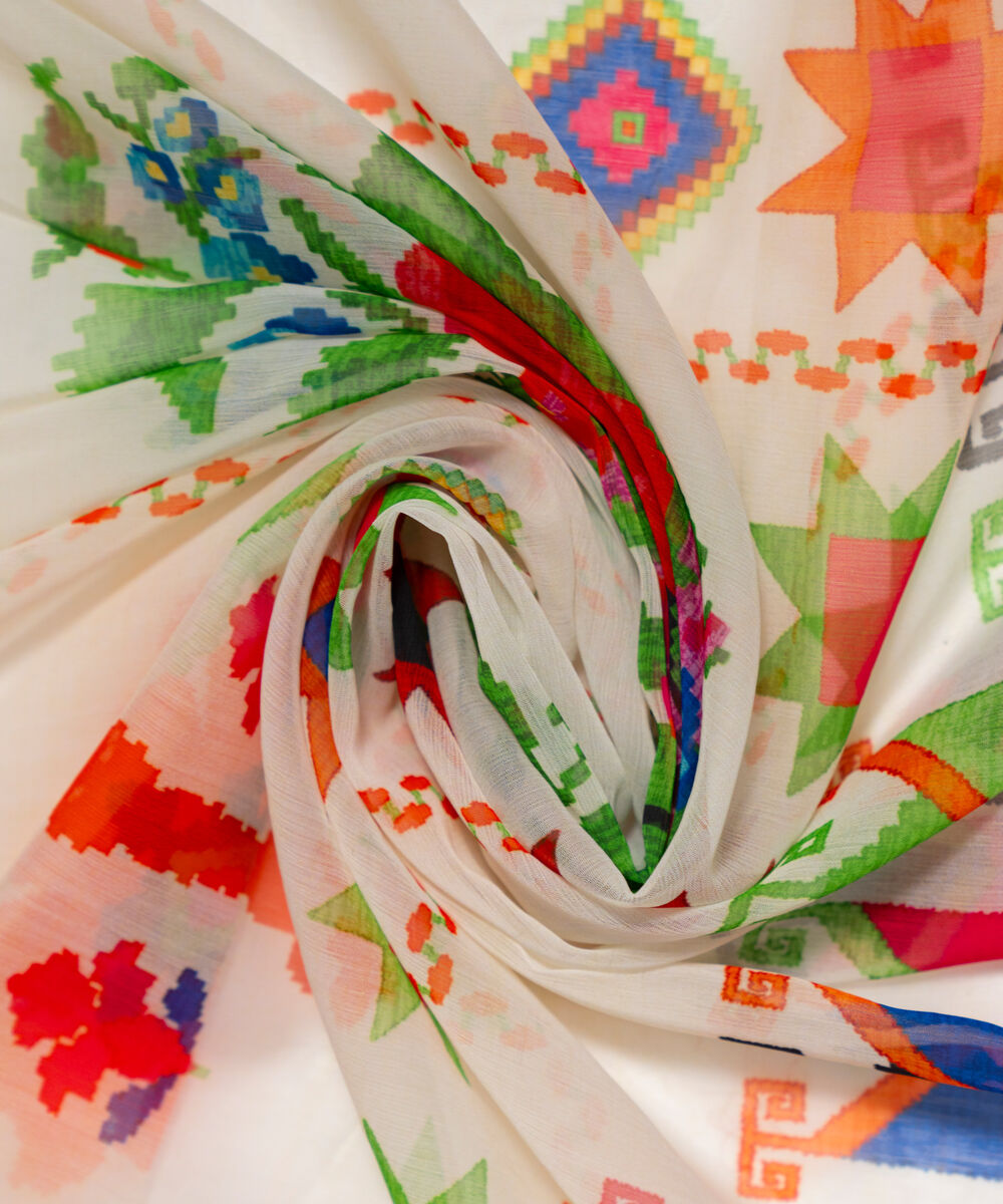 Poly Chiffon Printed Multi Dupatta