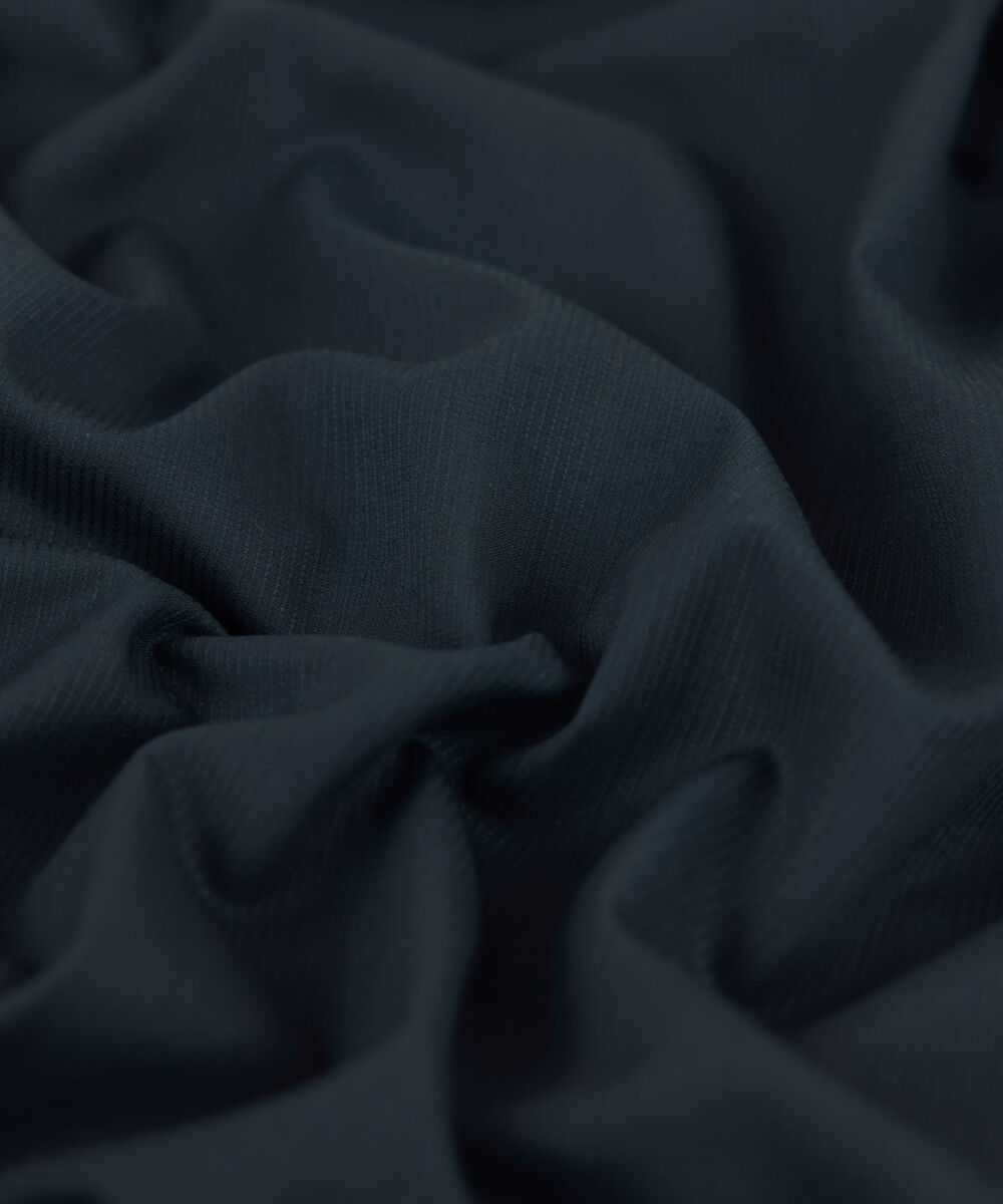 Men's Unstitched 2-Piece Premium Wash & Wear Dobby Indigo Suit