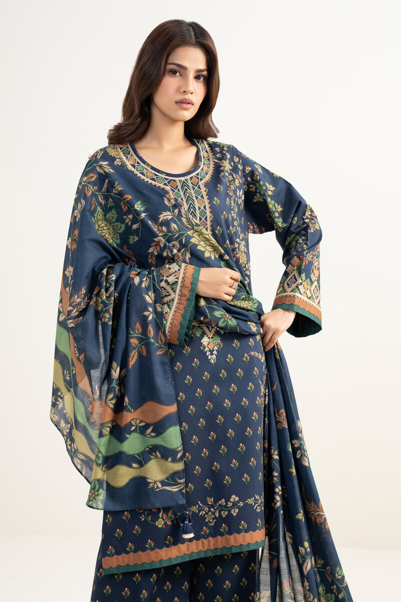 3 Piece - Embroidered Lawn Suit