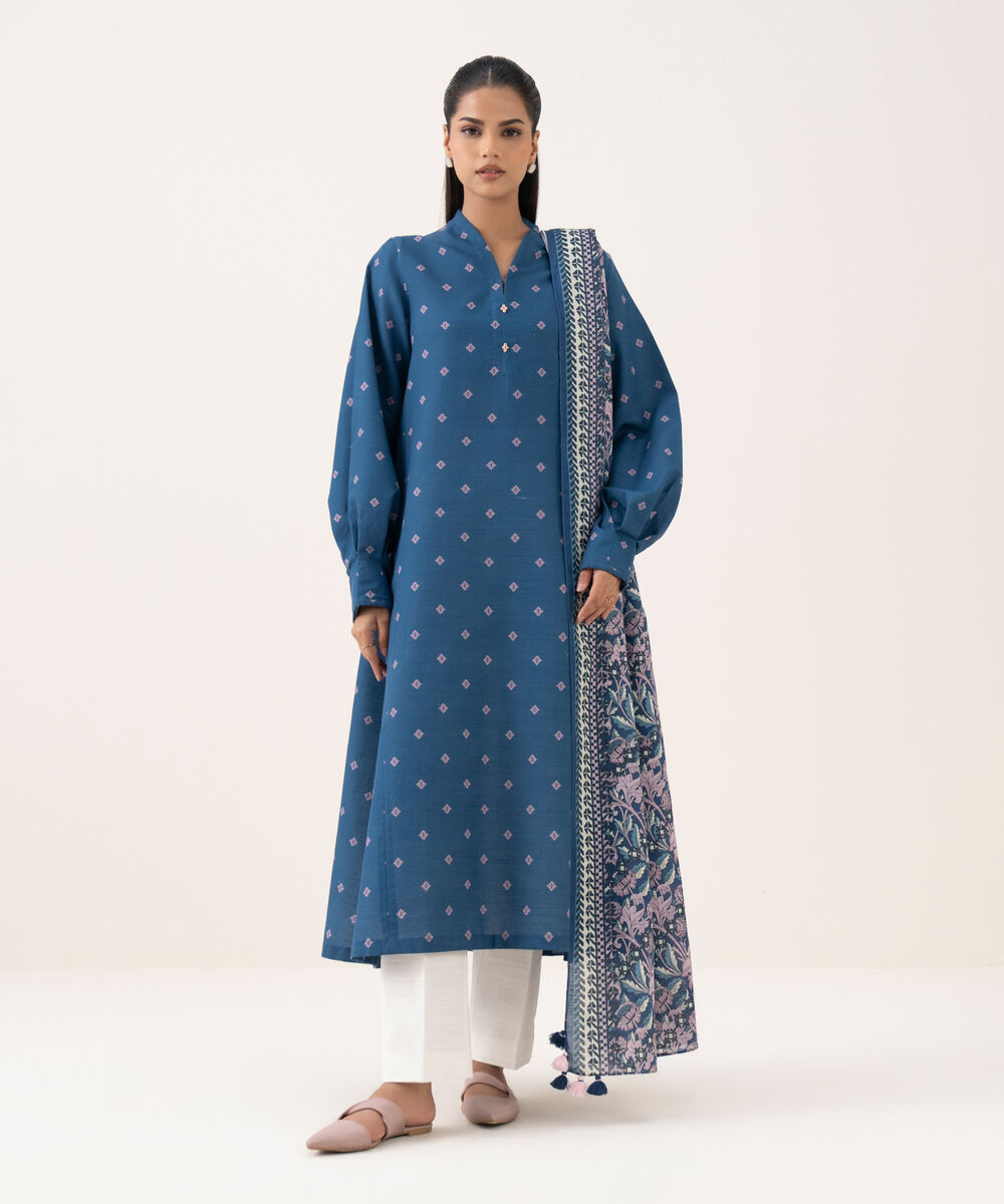 Unstitched 2PC 0U2DDD25V77B Sapphire PK