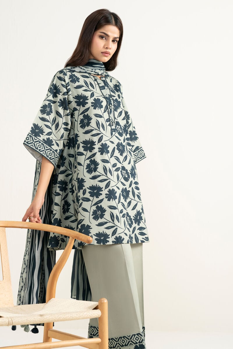 3 Piece - Printed Lawn Suit