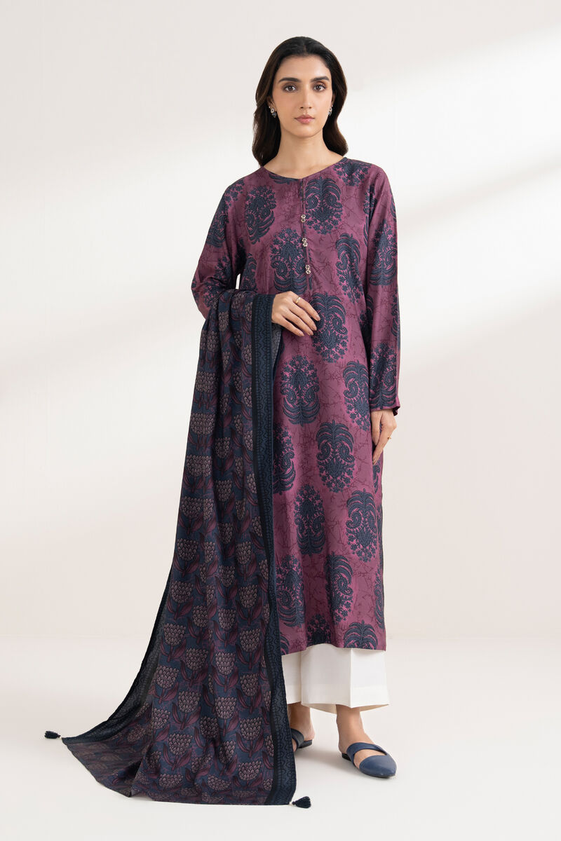 Printed Linen Dupatta