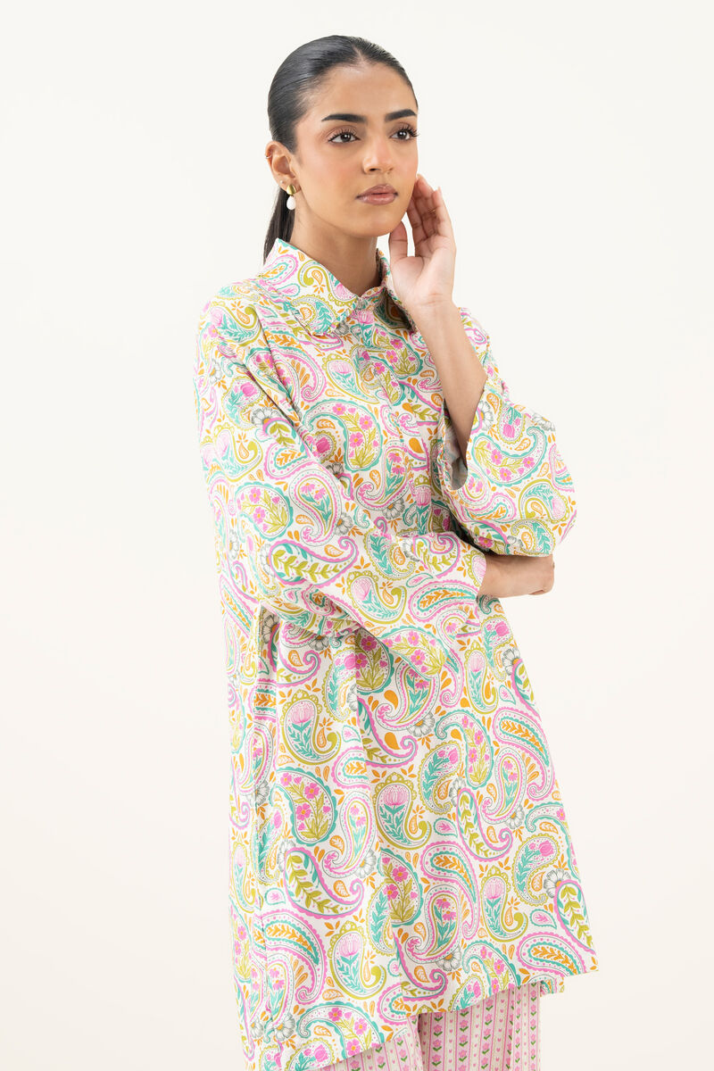 Printed Linen Viscose Shirt