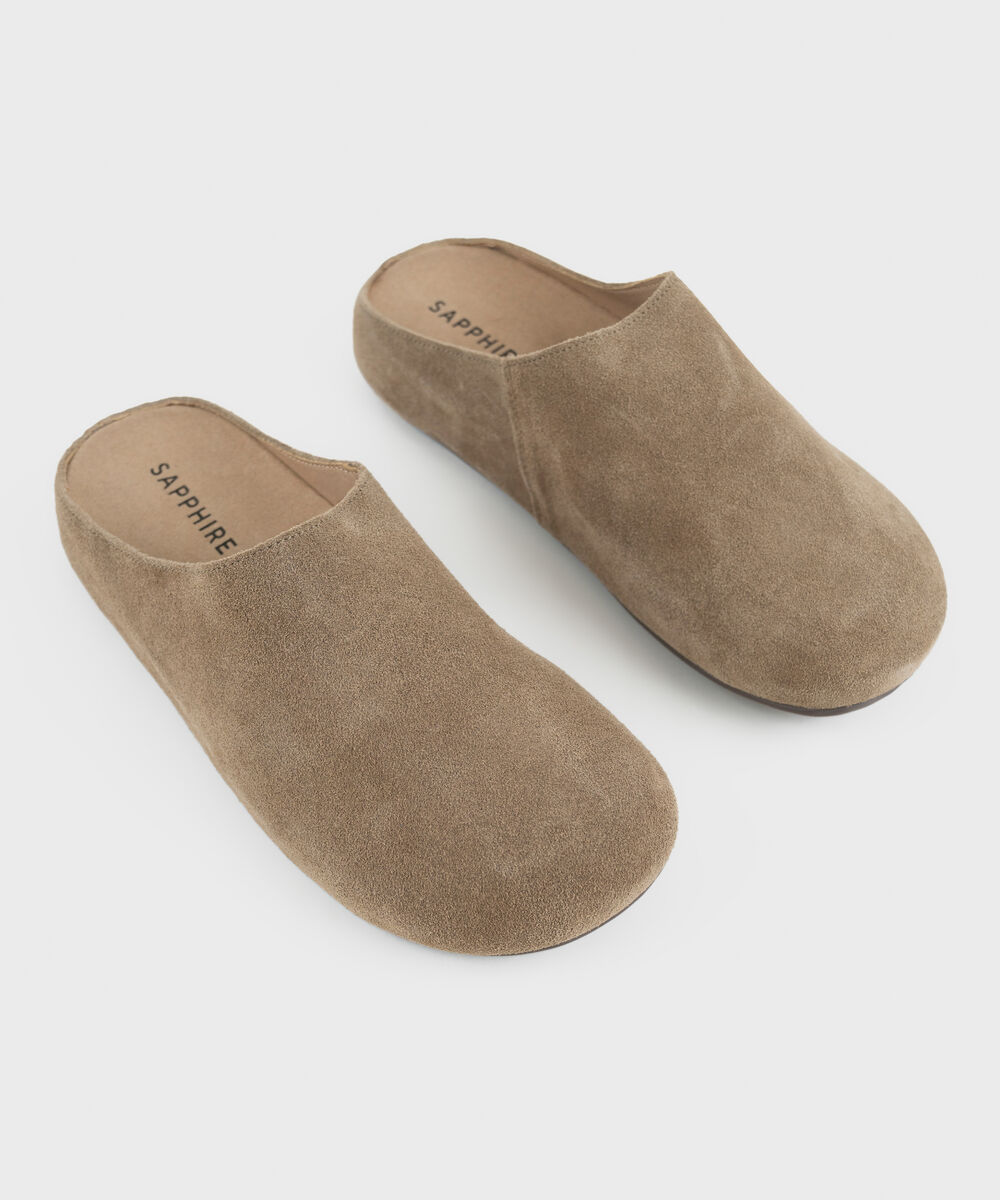 Women's Grey Mules