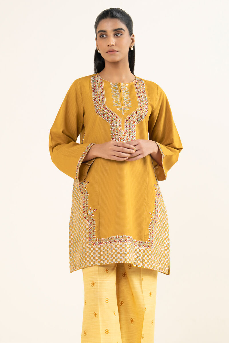 Embroidered Light Khaddar Shirt
