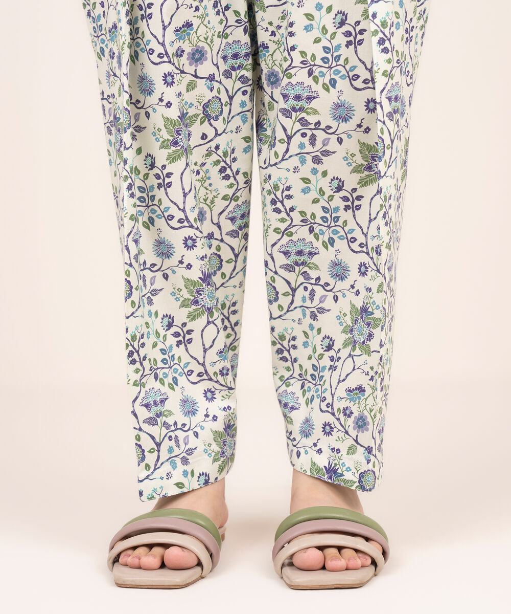 Women's RTW Cotton Viscose Multi Printed Shalwar