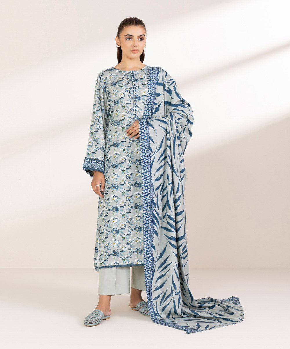 Printed Linen Dupatta