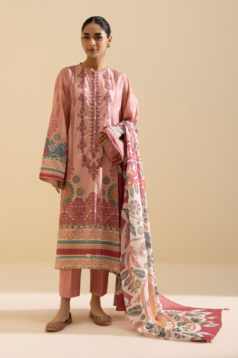 3 Piece - Printed Lawn Suit