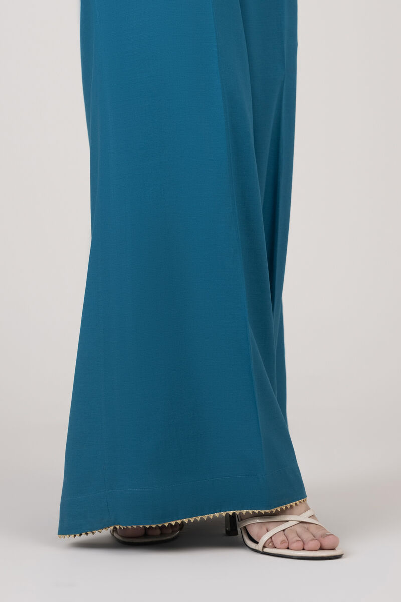 Cotton Viscose Flared Pants