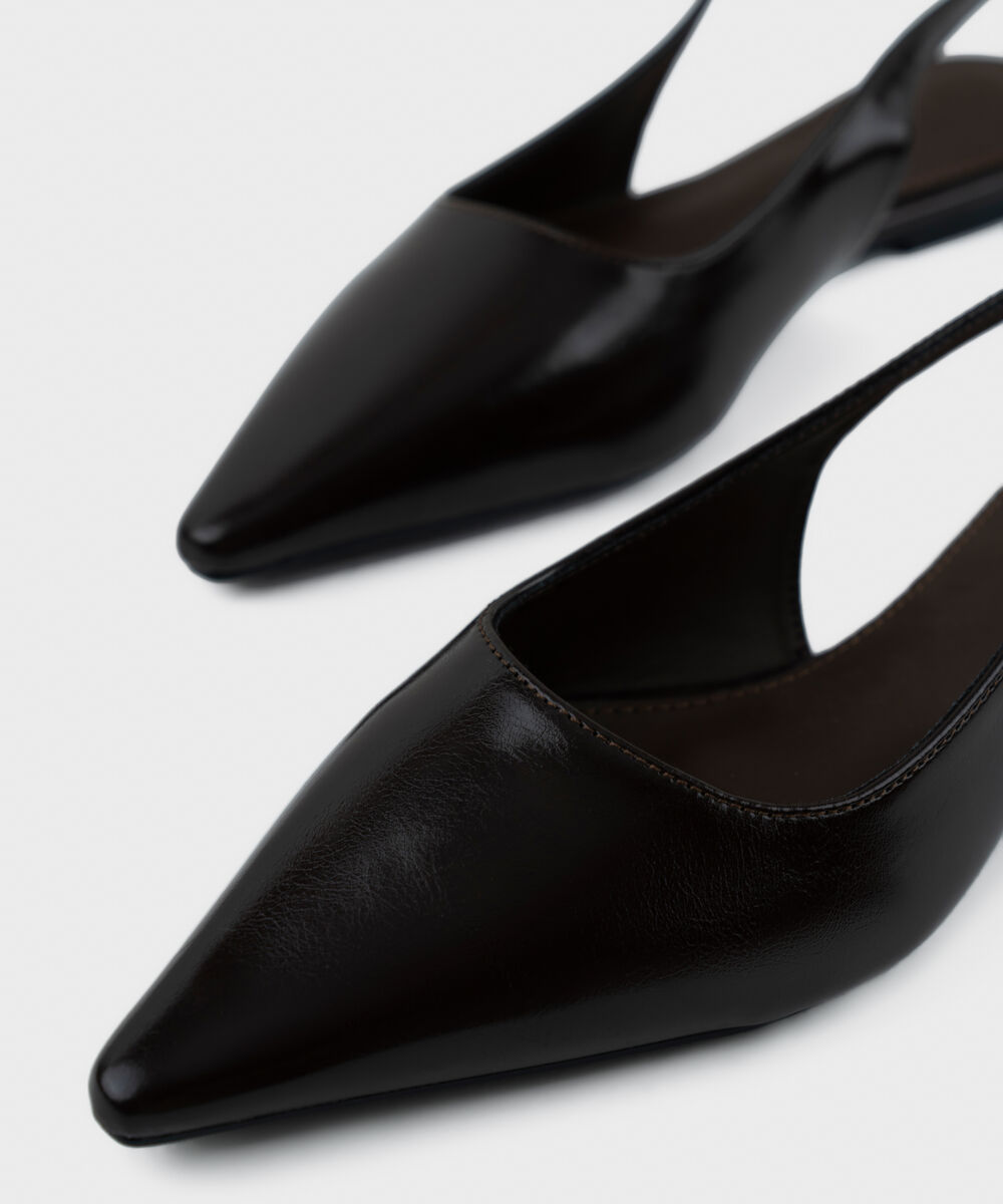 Women's Brown Slingback Flats
