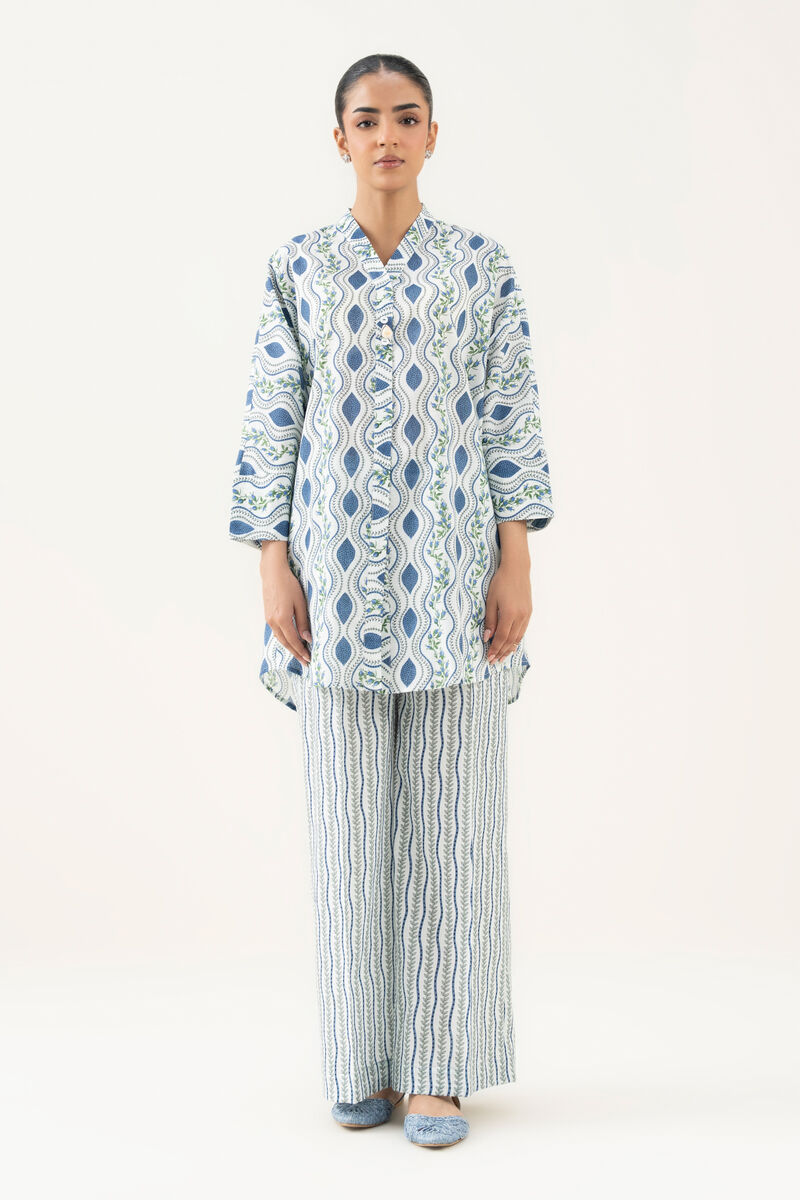 Printed Crosshatch Shirt