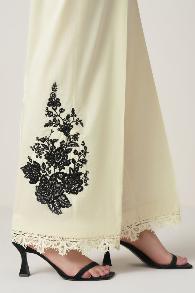 Embroidered Cambric Culottes