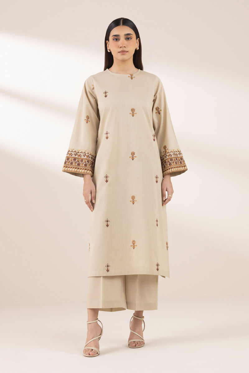 Embroidered Crosshatch Shirt