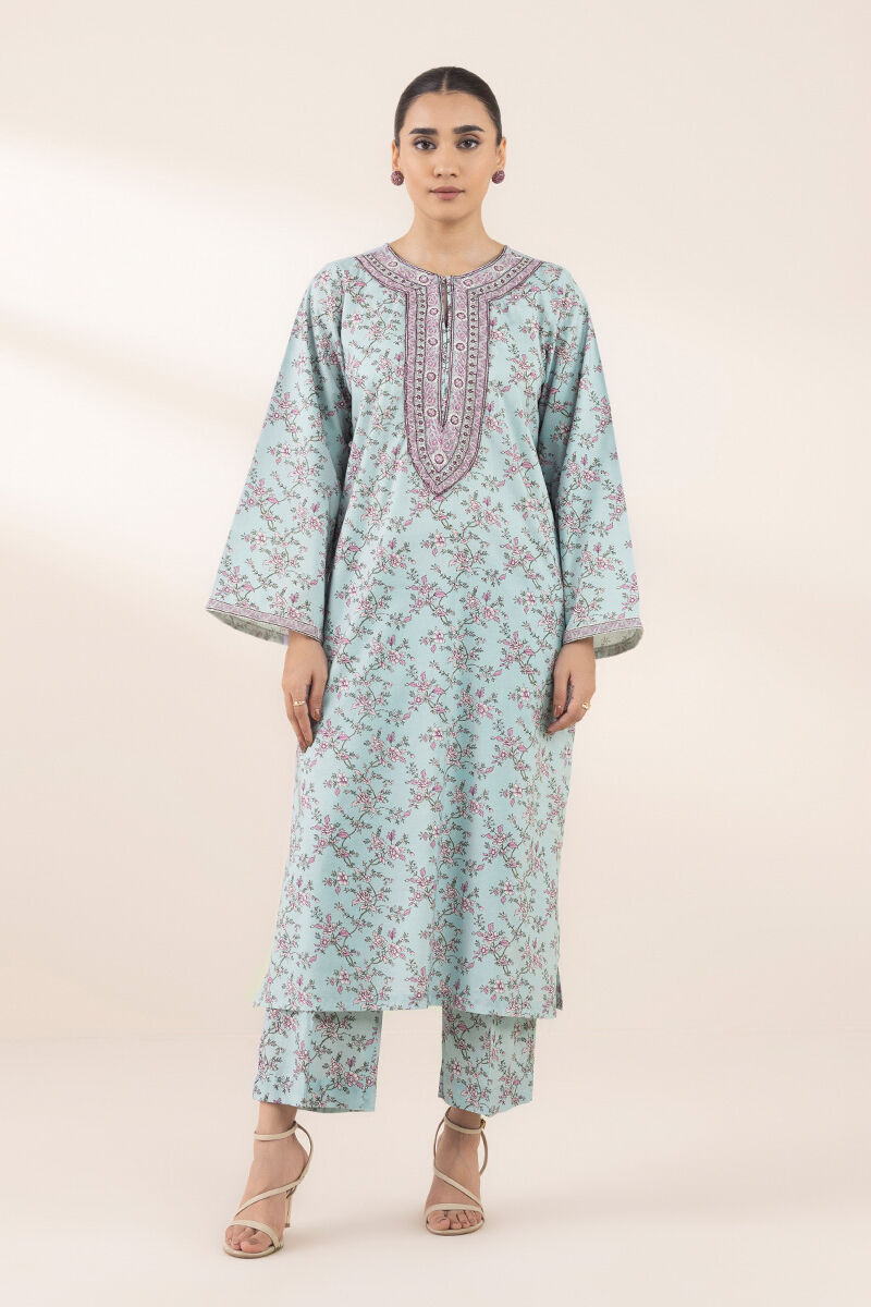 Embroidered Cotton Viscose Shirt