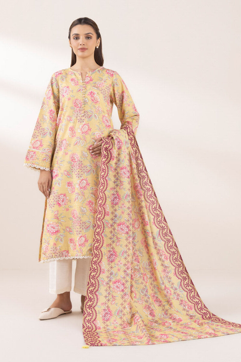 Printed Khaddar Dupatta