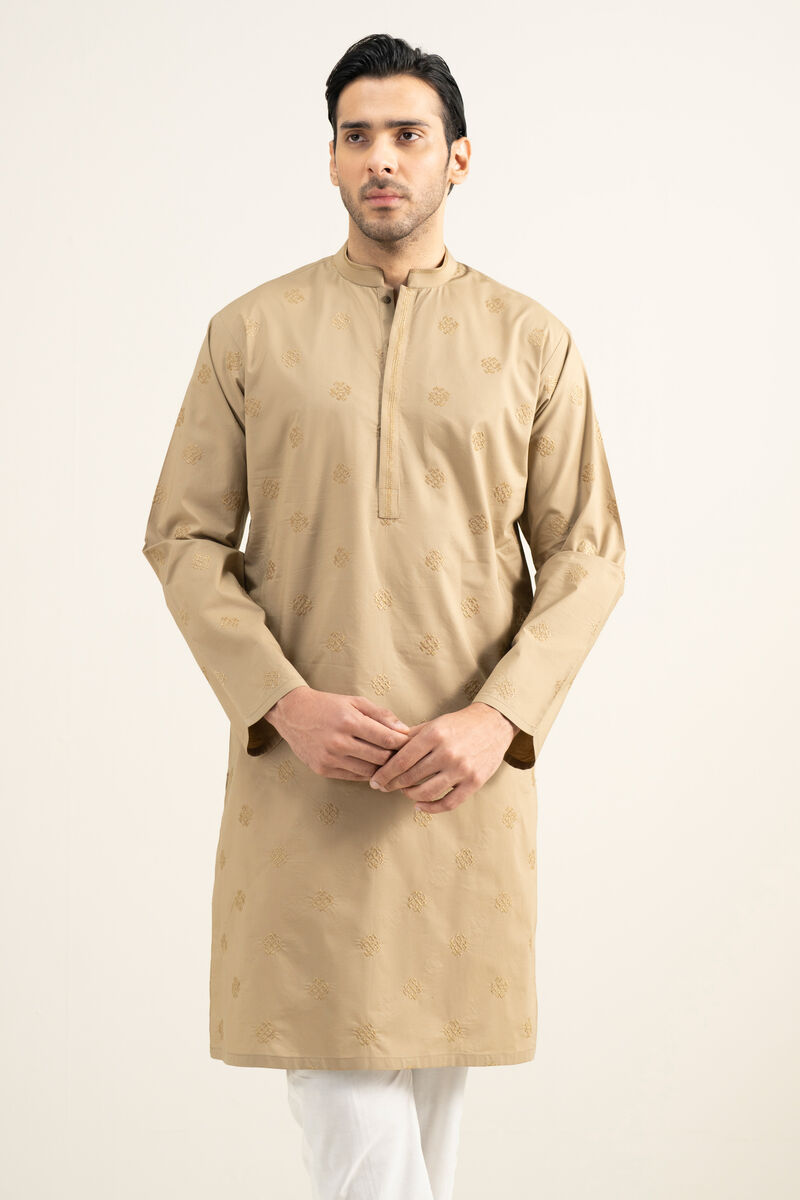 Embroidered Shifflli Cotton Kurta