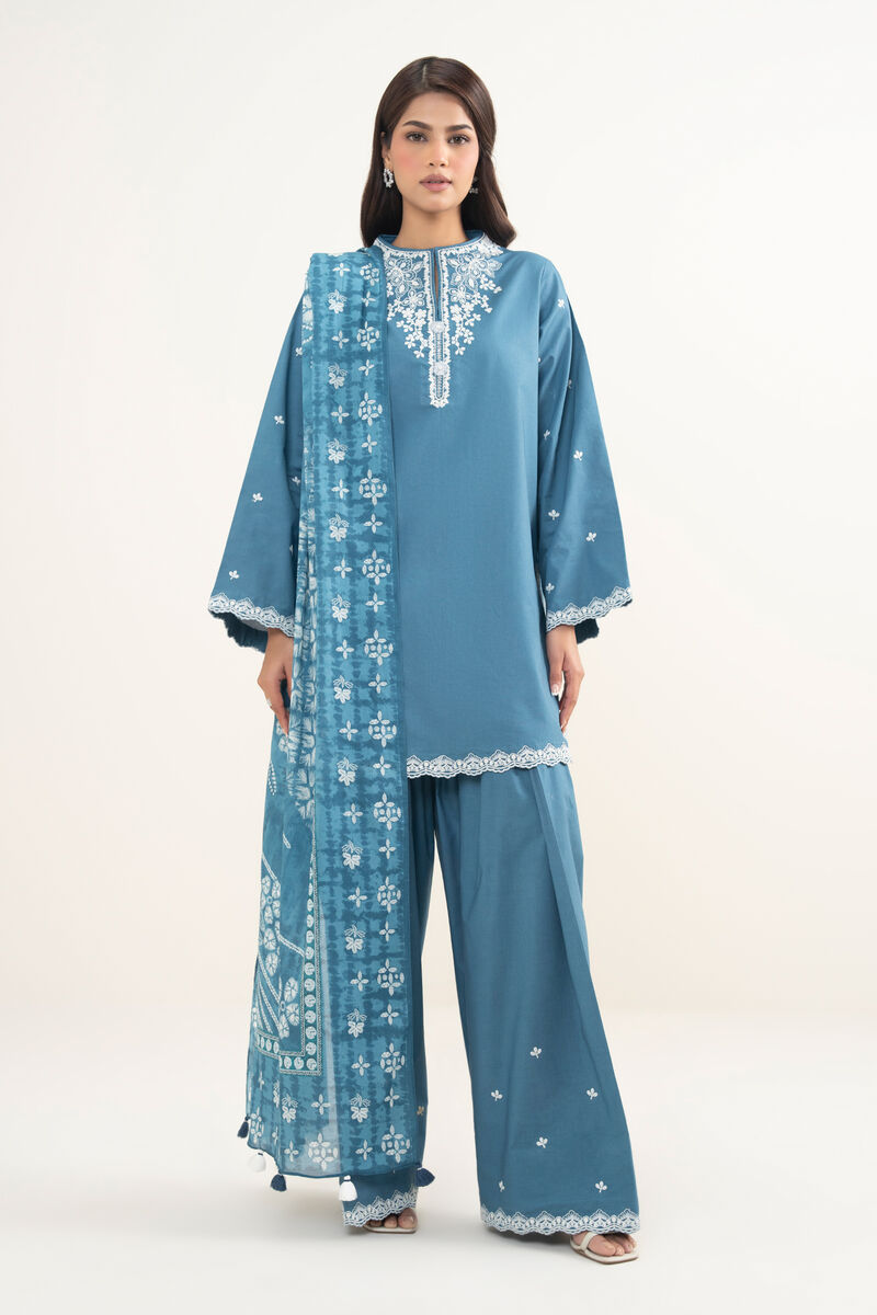3 Piece - Embroidered Lawn Suit