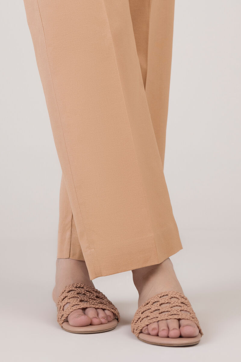 Cotton Linen Straight Pants