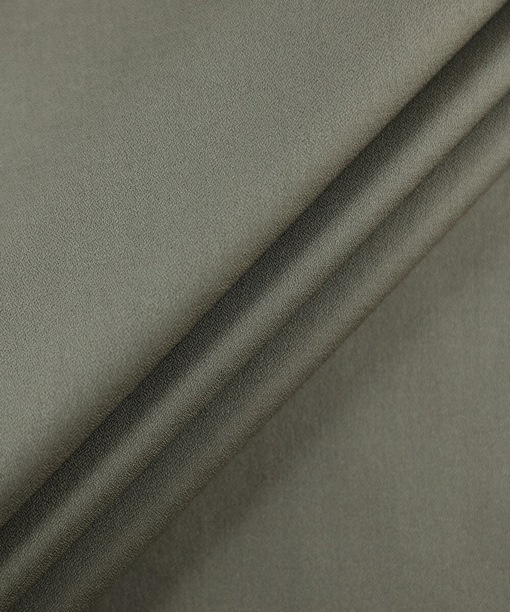 Men Unstitched Cotton Grey Full Suit Fabric