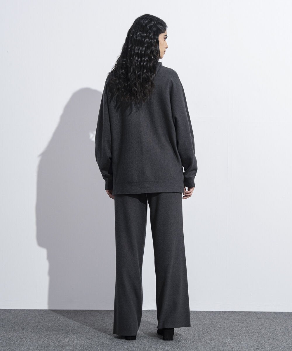 Women's Western Wear Grey  Kimono Knit Hoodie