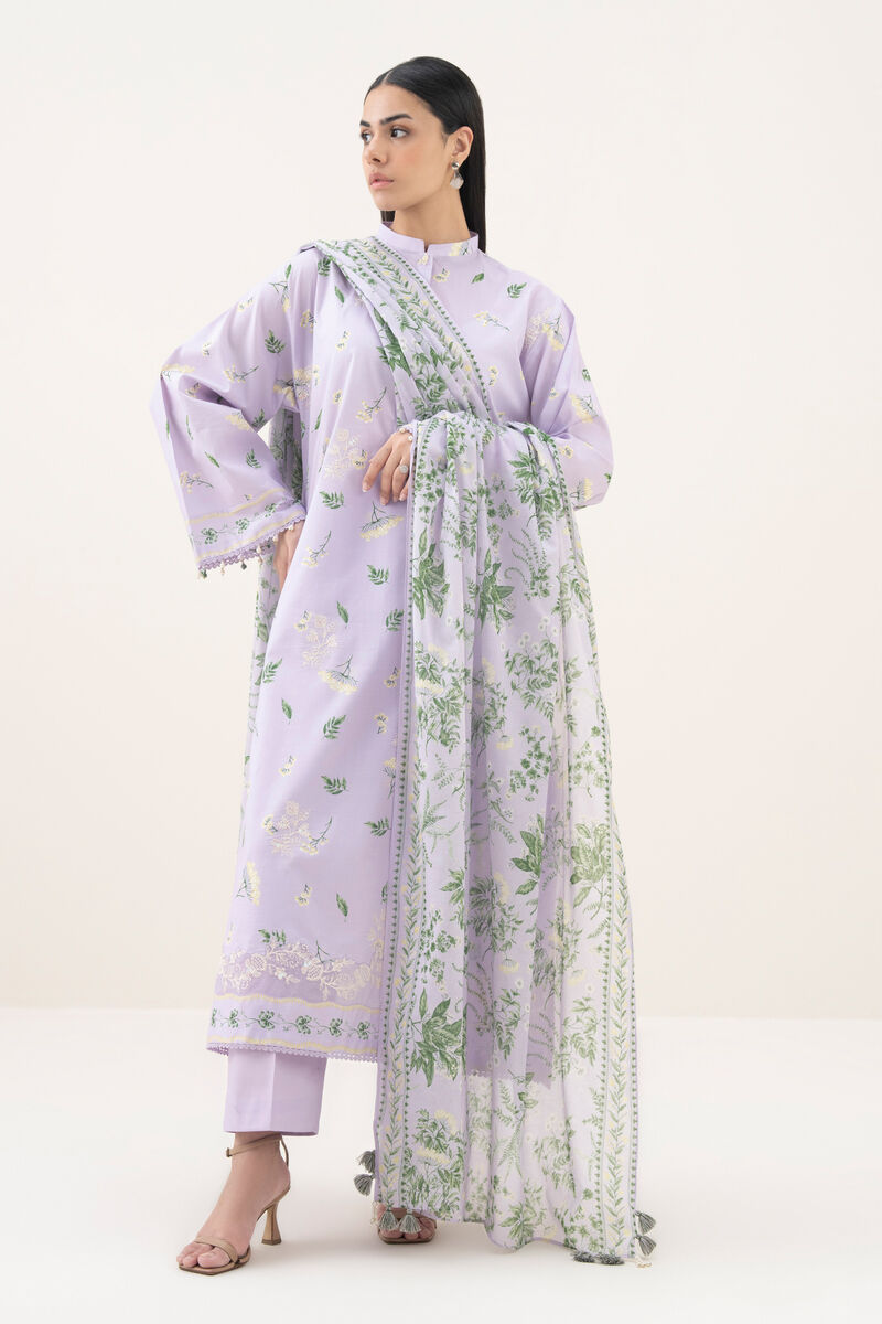 3 Piece - Embroidered Lawn Suit