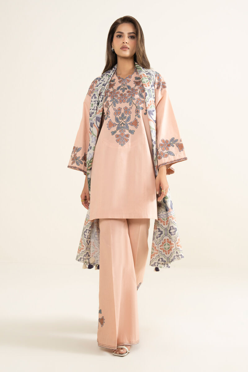 3 Piece - Embroidered Lawn Suit