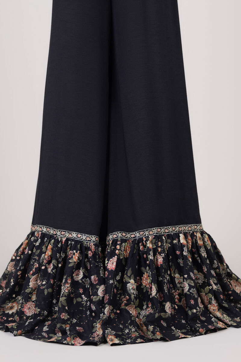 Embroidered Raw Silk Sharara