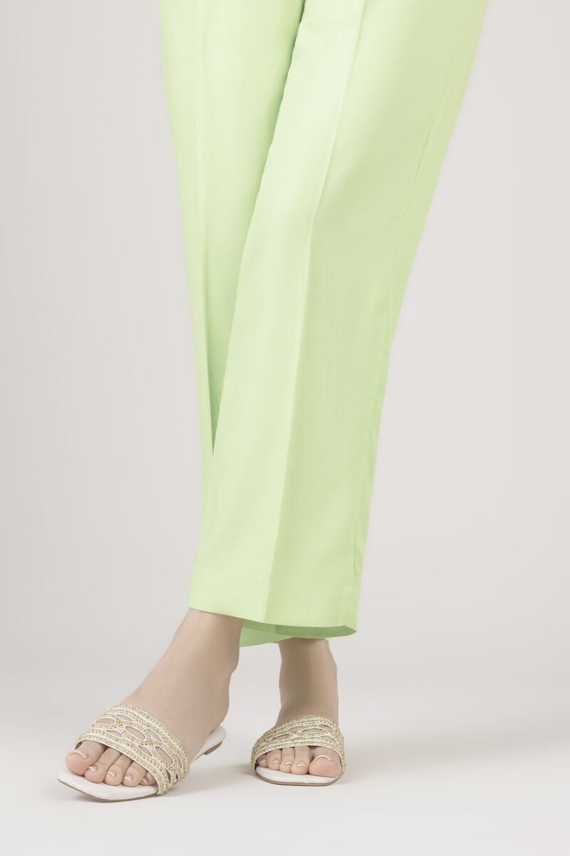 Solid Viscose Straight Pants