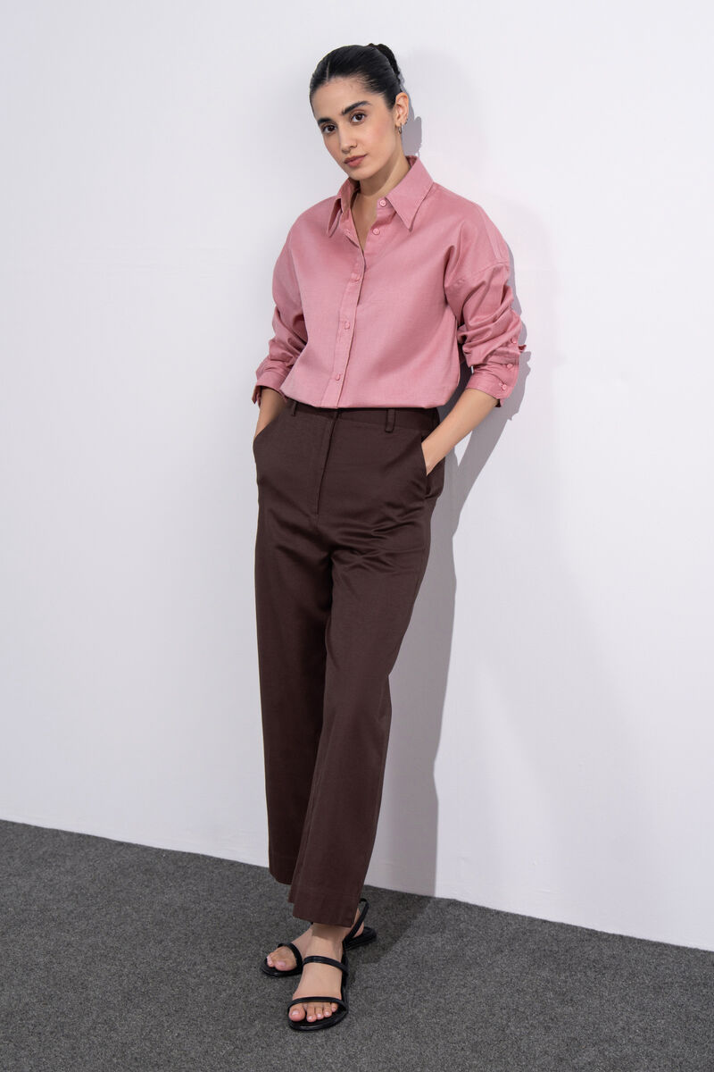 Linen Blend Trousers