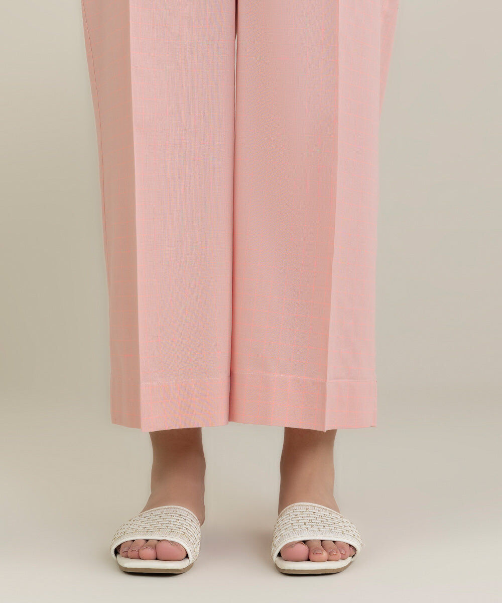 Women's Pret Yarn Dyed Pink Culottes