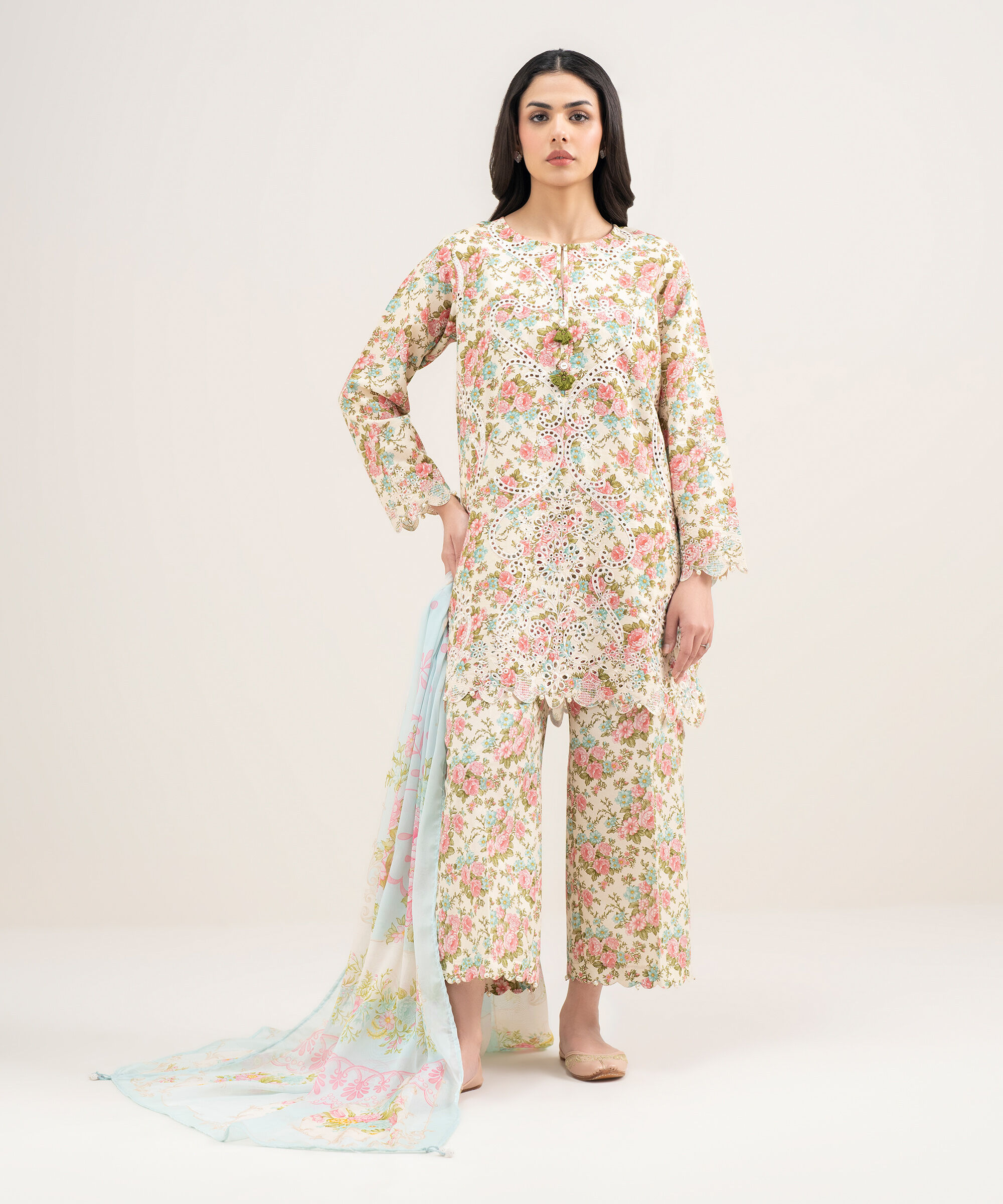 Printed Dupatta PES26WMV337D