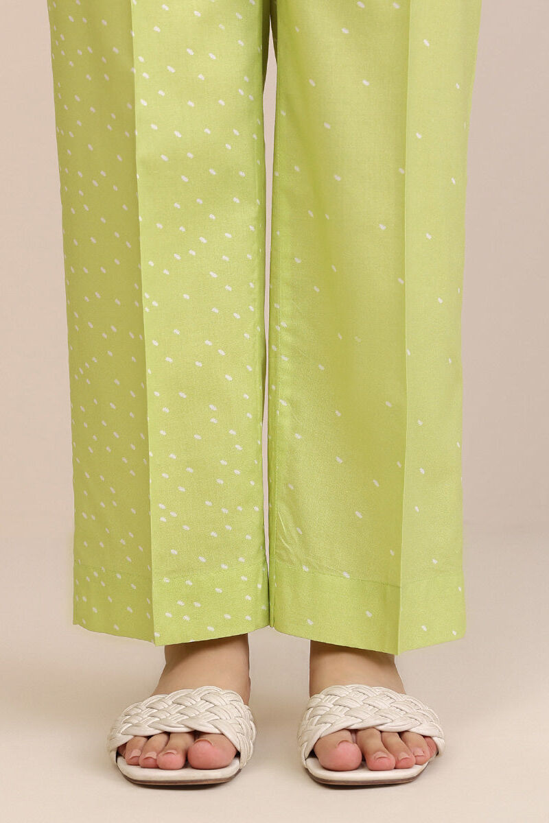 Cotton Viscose Straight Pants