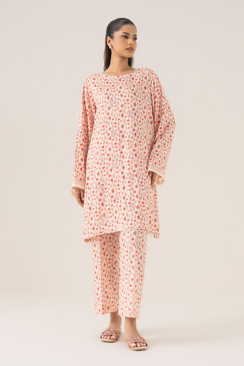 Embroidered Arabic Lawn Shirt