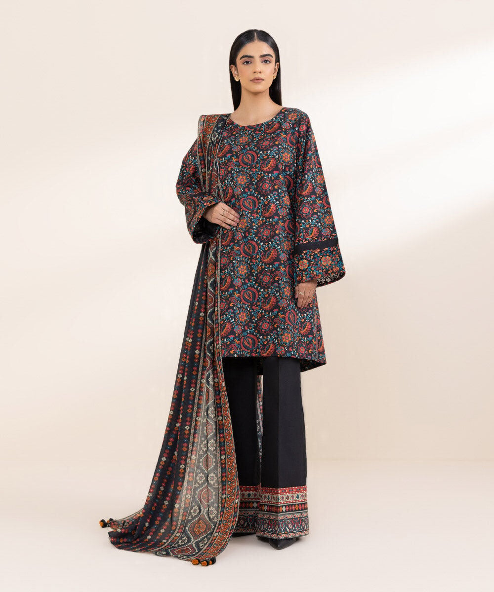 Unstitched 3 PC 00U3PDY24V82 Sapphire PK