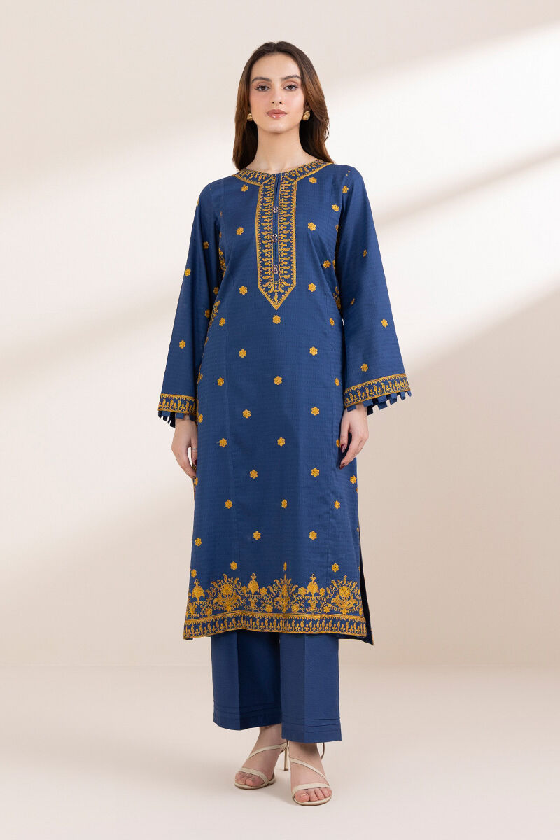 Embroidered Dobby Shirt