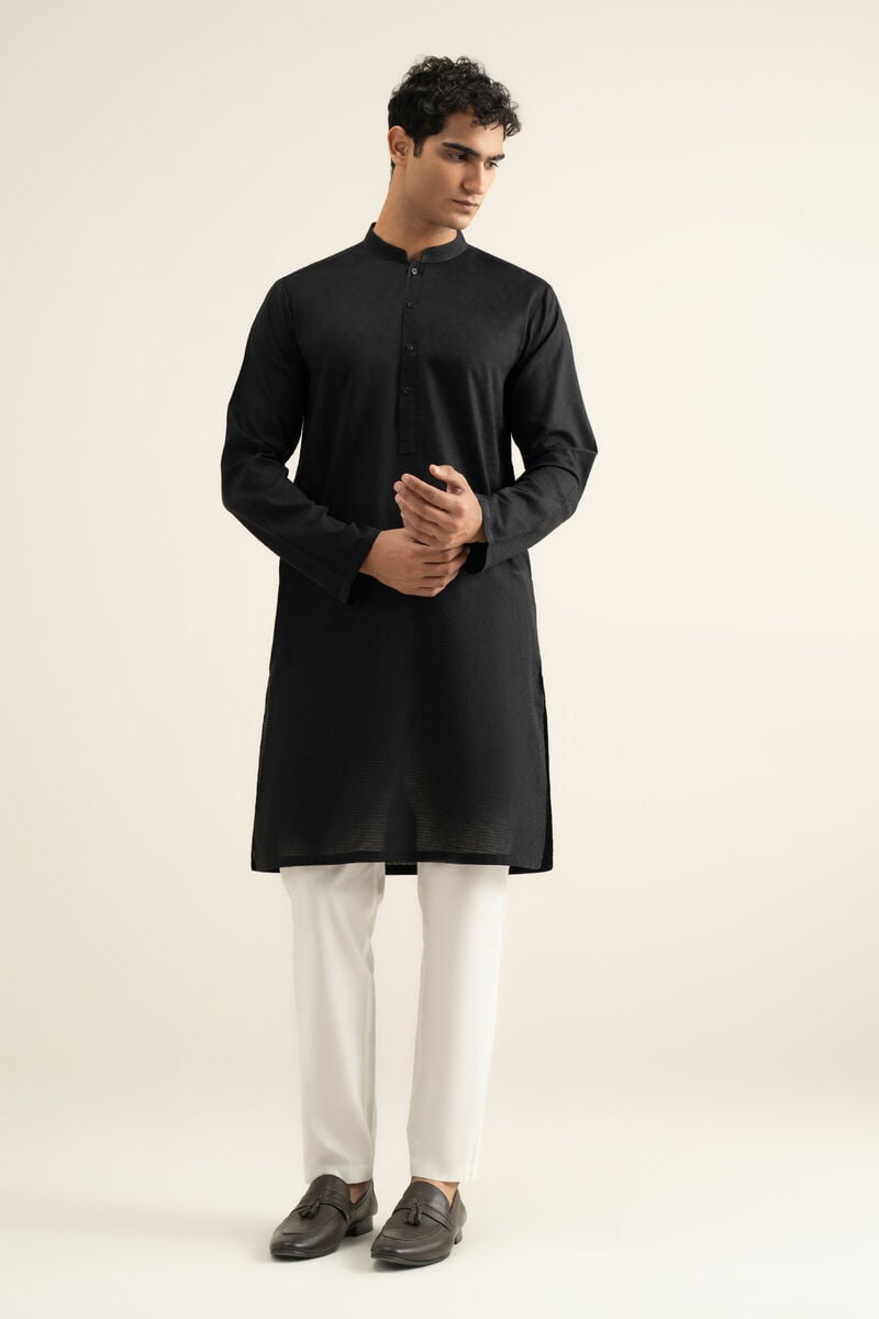 Cotton Jacquard Kurta