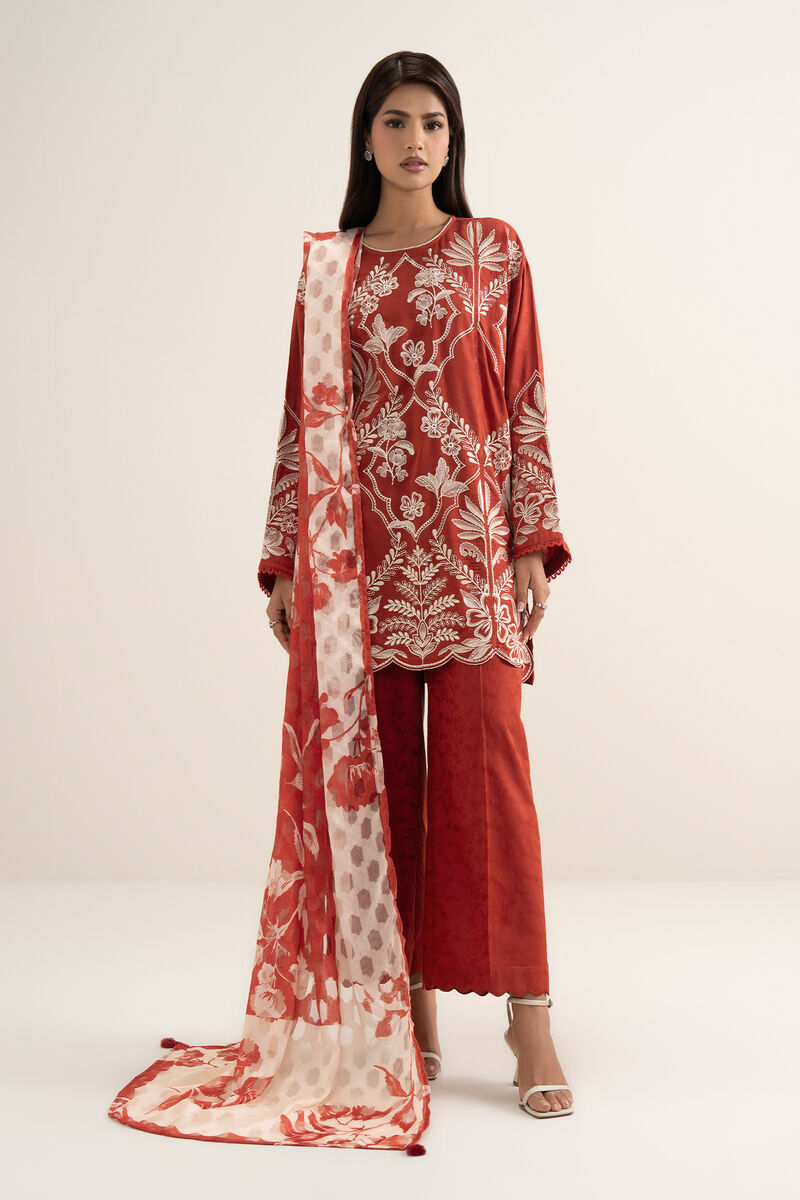 Printed Jacquard Dupatta