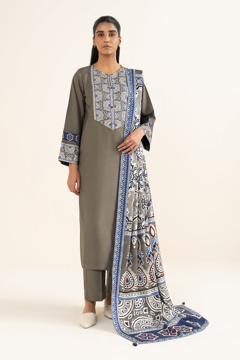 Printed Linen Dupatta