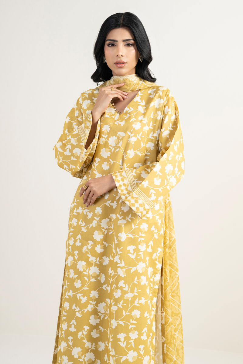 3 Piece - Printed Lawn Suit