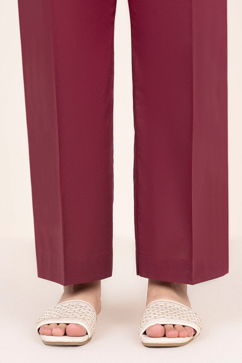 Solid Cambric Straight Pants