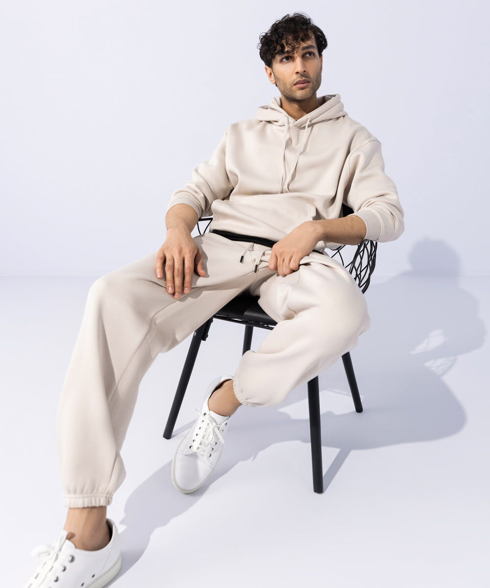 Woman - Off White Unisex Hoodie