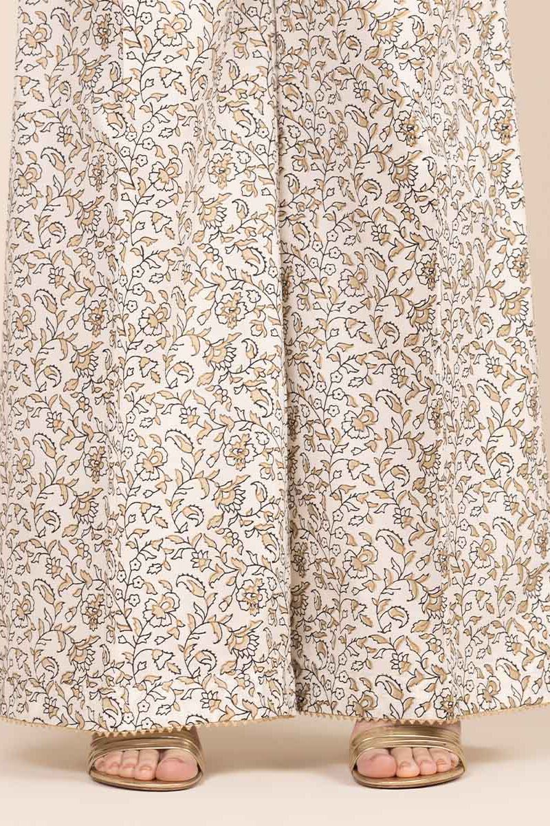 Block Printed Flared Pants