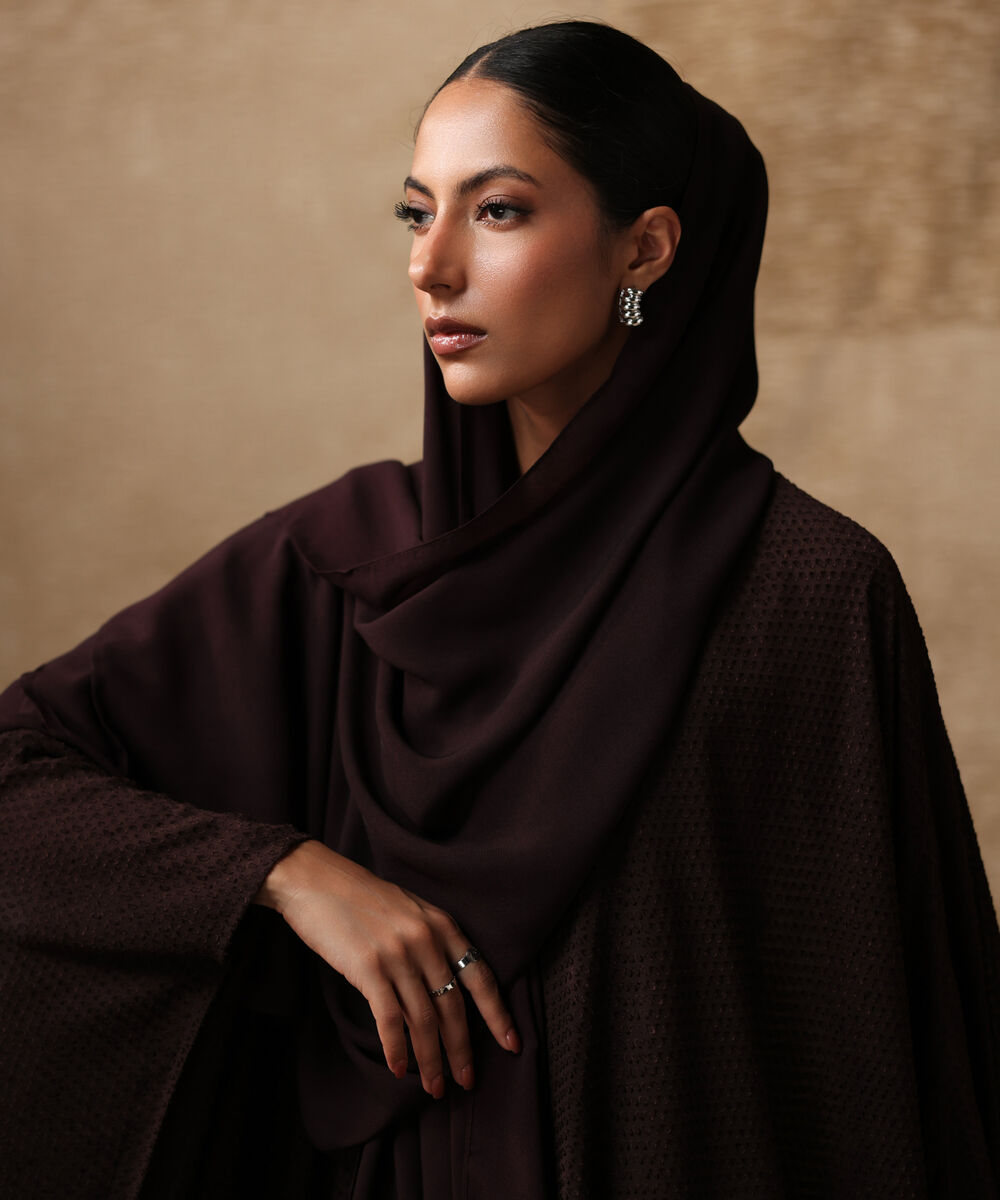 Women's Brown Kaftaan Abbaya Set