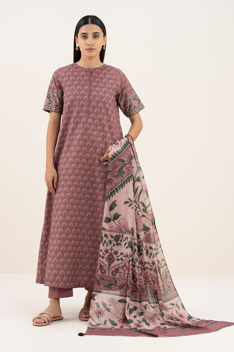 3 Piece - Printed Lawn Suit