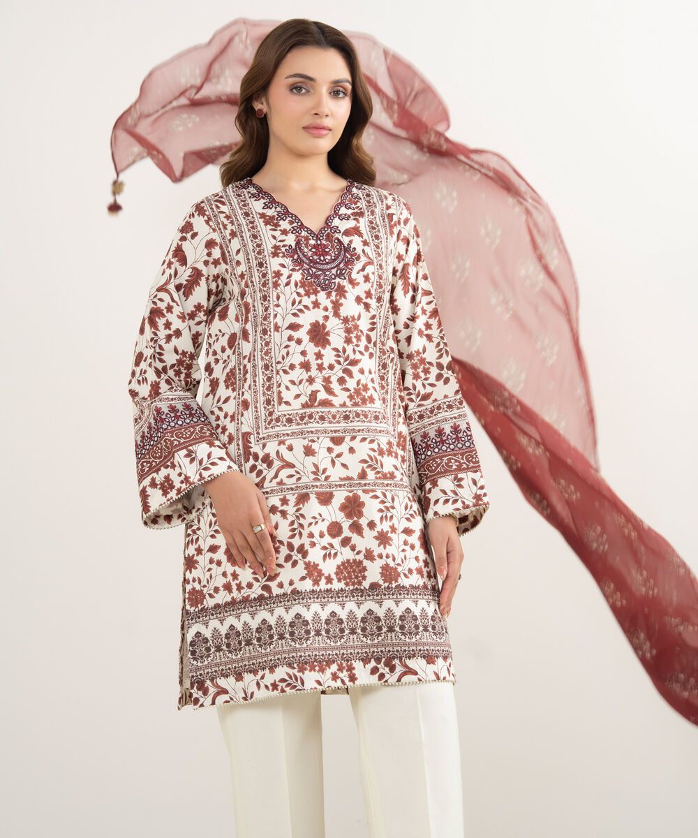 3 Piece - Embroidered Lawn Suit