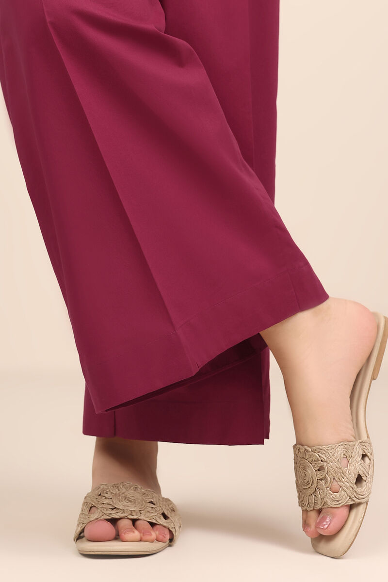 Solid Cambric Flared Pants